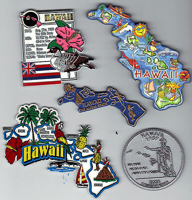 ALASKA  and  HAWAII JUMBO  STATE  MAP  MAGNETS  7 COLOR   NEW USA  2 MAGNETS   Без бренда - фотография #6