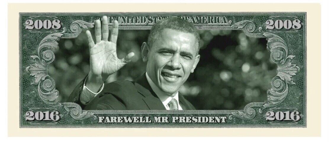 Barack Obama Presidential Collectible 1 Million Dollar Bills Novelty Pack of 10 Без бренда - фотография #3