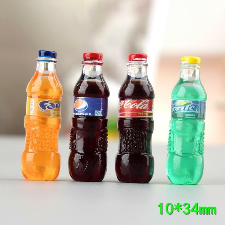 100 pcs Dollhouse Miniature 1:6 Cola Pepsi Fanta Bottles Food Drink Accessory Unbranded Does not apply