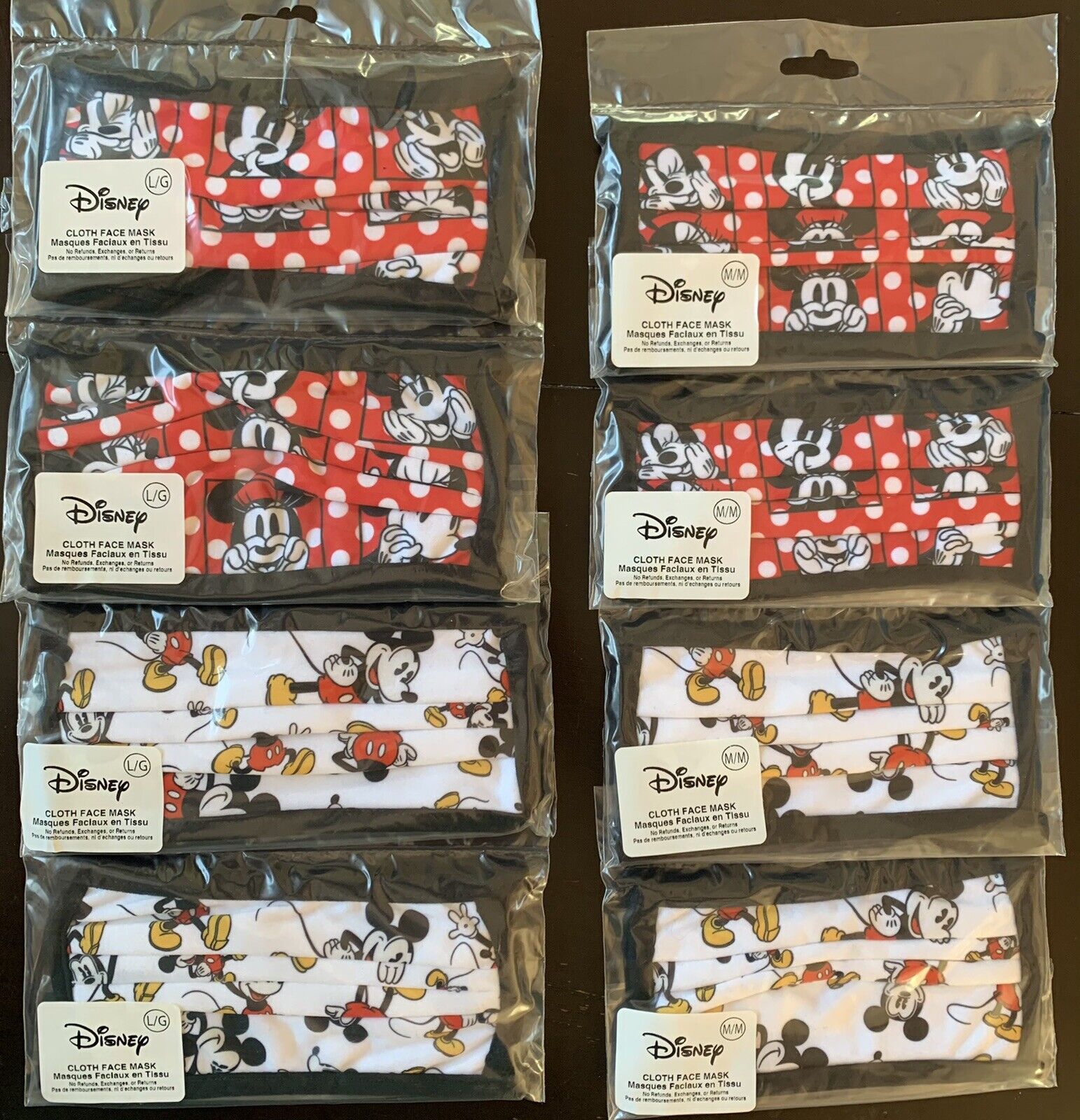 8 PCs-Disney Face Masks, MIX AND MATCH-CONTACT ME WITH ORDER. FREE SHIPPING Disney