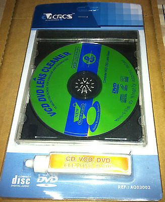 5x ACROS A003002 CD / DVD / VCD Lens Cleaner - NEW !!! ACROS A003002