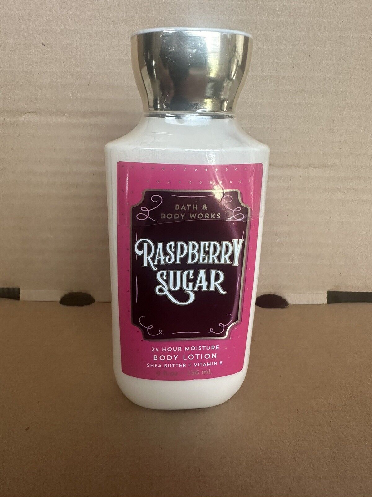 Bath & Body Works Raspberry Sugar 24hr Moisture Shea Lotion 8oz SEALED Bath & Body Works