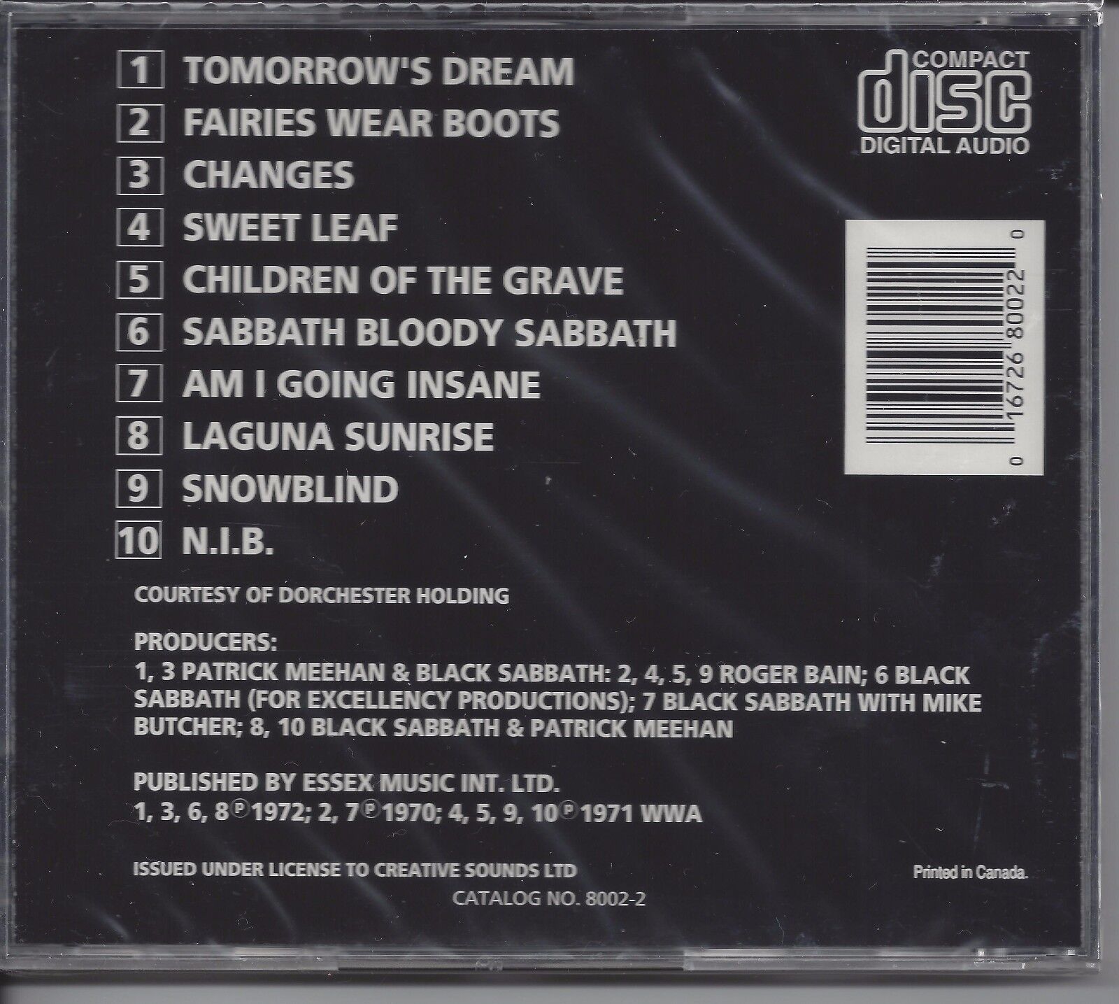 BLACK SABBATH ~ NEW SEALED 5 CD SET ~ OVER $70.00 VALUE !!!      Без бренда - фотография #9