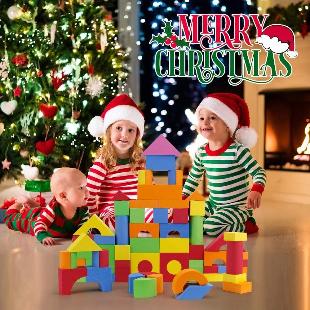 Foam Building Blocks for Kids 12 Pcs Blocks Gift Playset for Toddler Stack Toys Mini Tudou - фотография #7