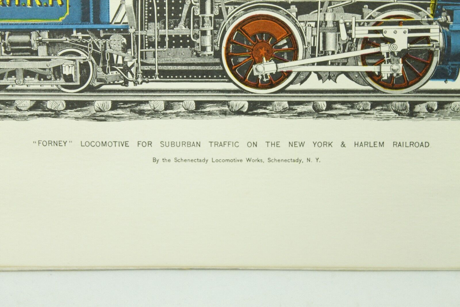 Vintage Train Print Illustrations Forney Double-Truck Locomotive Railroad Lot Без бренда - фотография #7