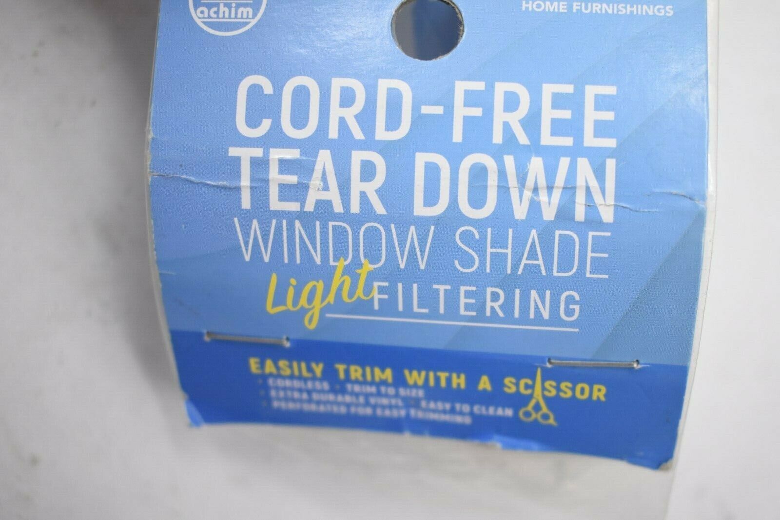 Lot Of 4 Achim Cord Free Tear Down Vinyl Window Shade Light Filtering  Achim TRL376IV12 - фотография #9