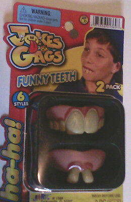 20 FUNNY TEETH HILL BILLY 10 PACKS 2 DIFFERENT STYLES DENTURES @@ MY OTHER ITEMS Unbranded - фотография #2