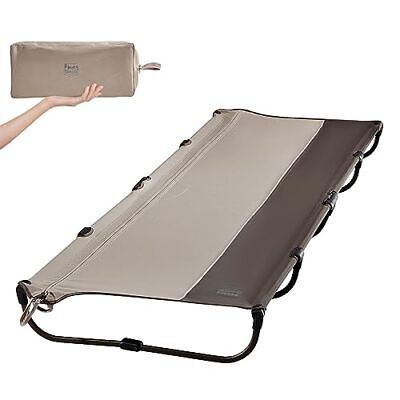  Lightweight Aluminum Camping Cot, 20-Second Quick Set-Up Folding Cot with Tan Does not apply Does Not Apply - фотография #2
