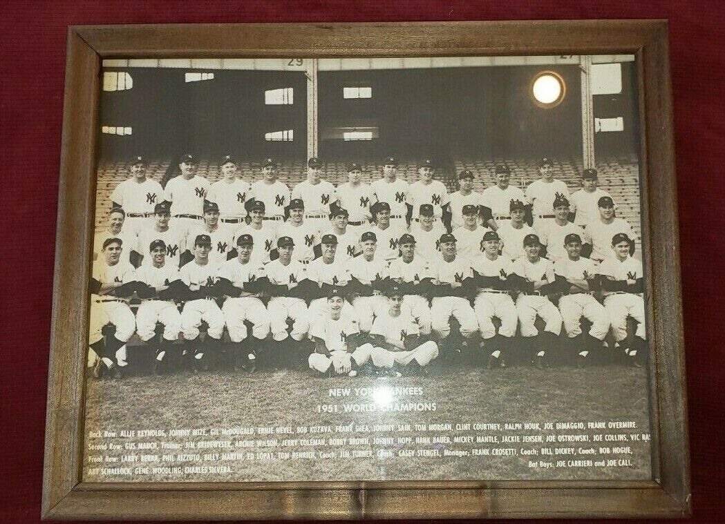 Baseball LOT 1951 & 1952 NY Yankees Team Photos Yogi Berra & Mickey Mantle Cards Без бренда - фотография #7