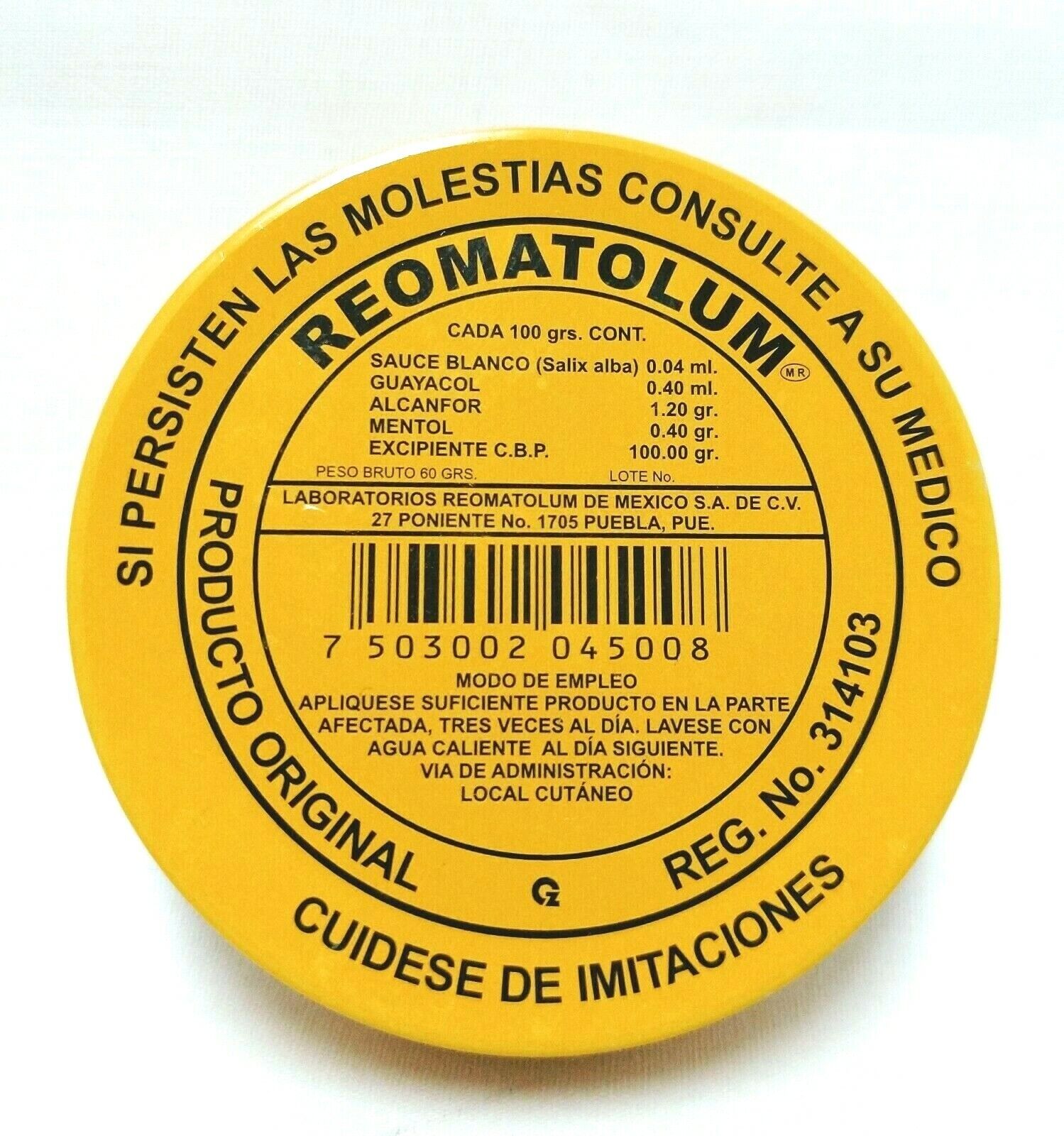 3 REOMATOLUM Pomada Articulaciones, Musculos Doloridos / Ointment Joins Muscles Unbranded 7 503002 045008 - фотография #3