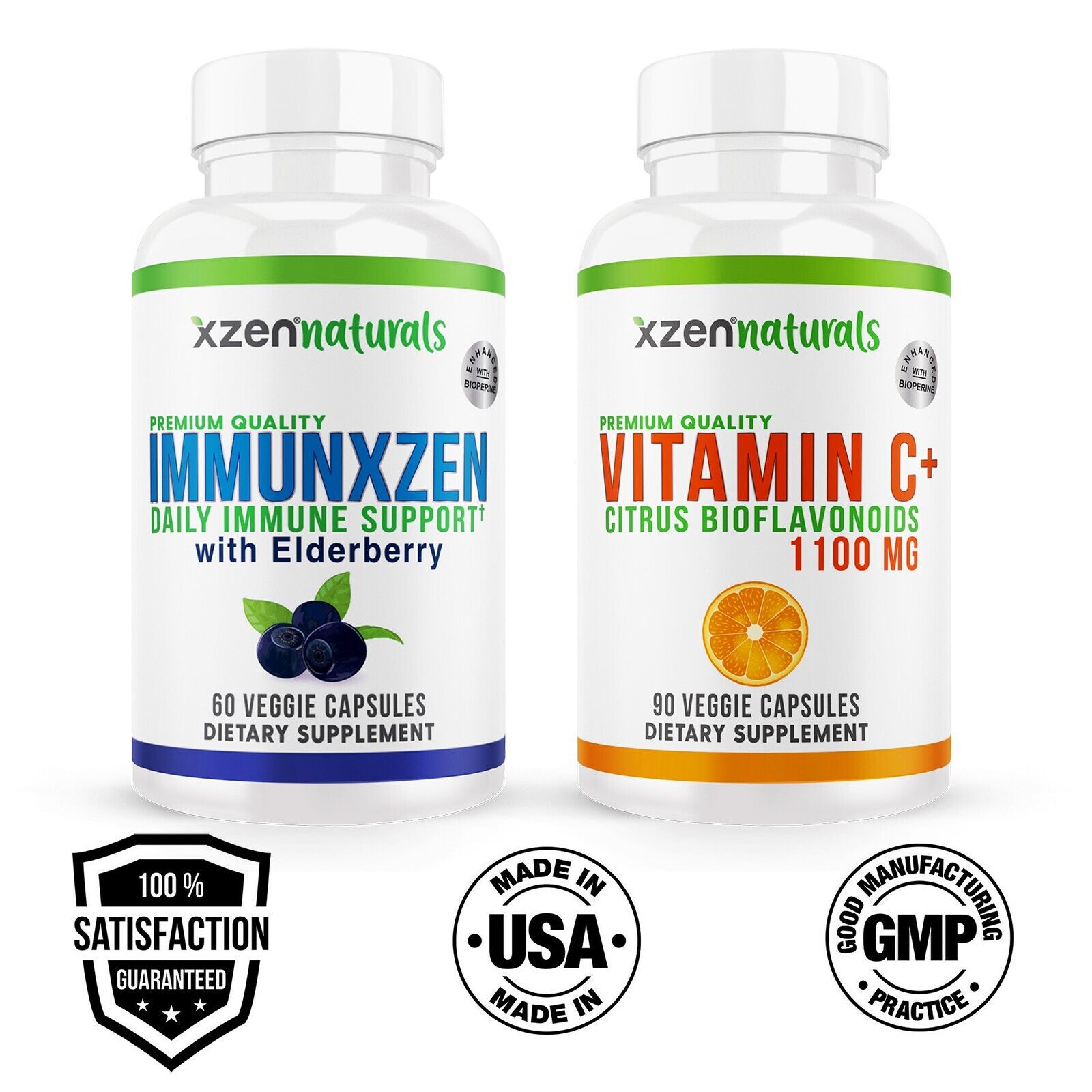 Immune Vitamin Formula Vitamin C Antioxidant Immune Booster Protection Combo Pak XZEN GX012