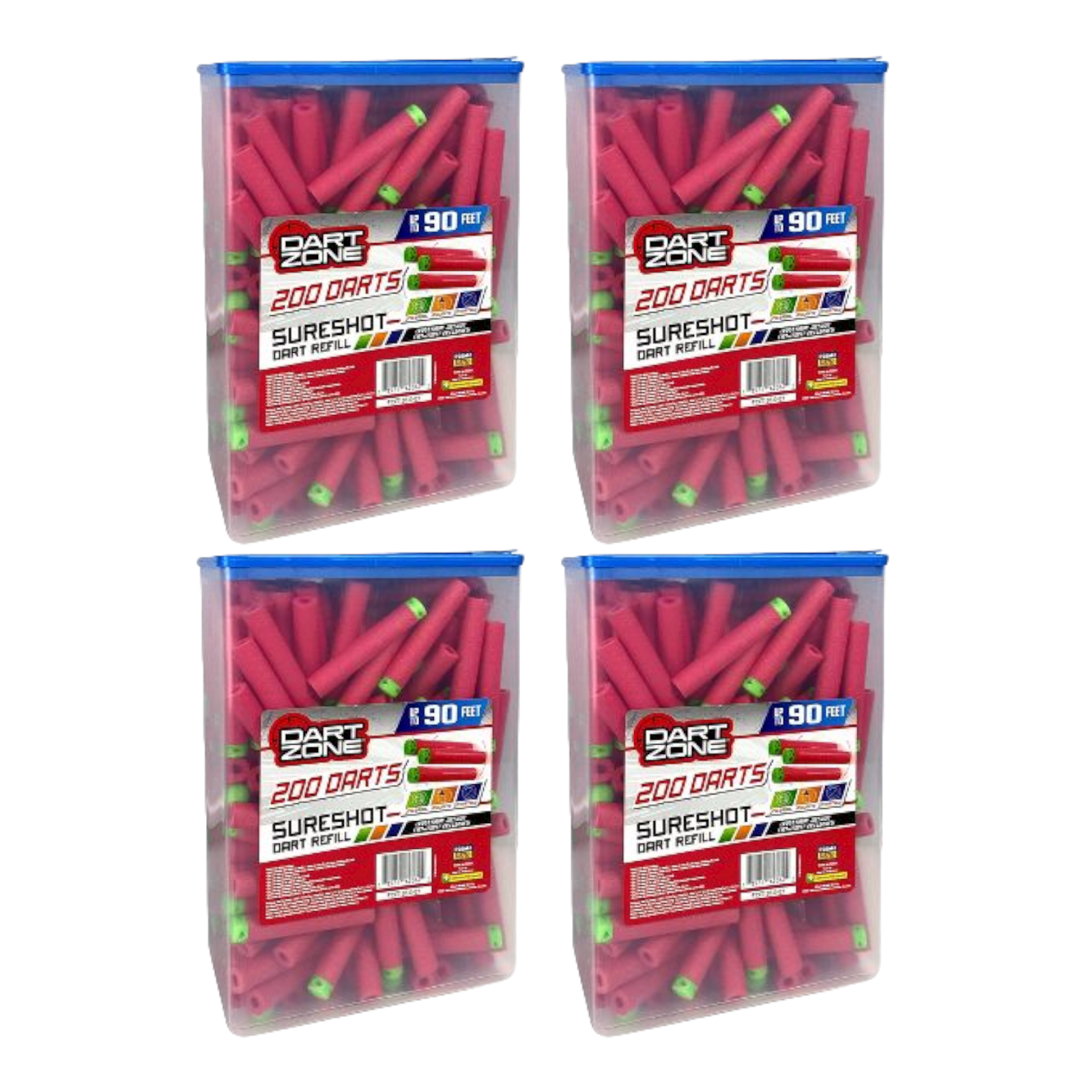 Dart Zone Refill Darts Universal Sureshot Covert Ops 800 Piece Lot Full Length Prime Time Toys