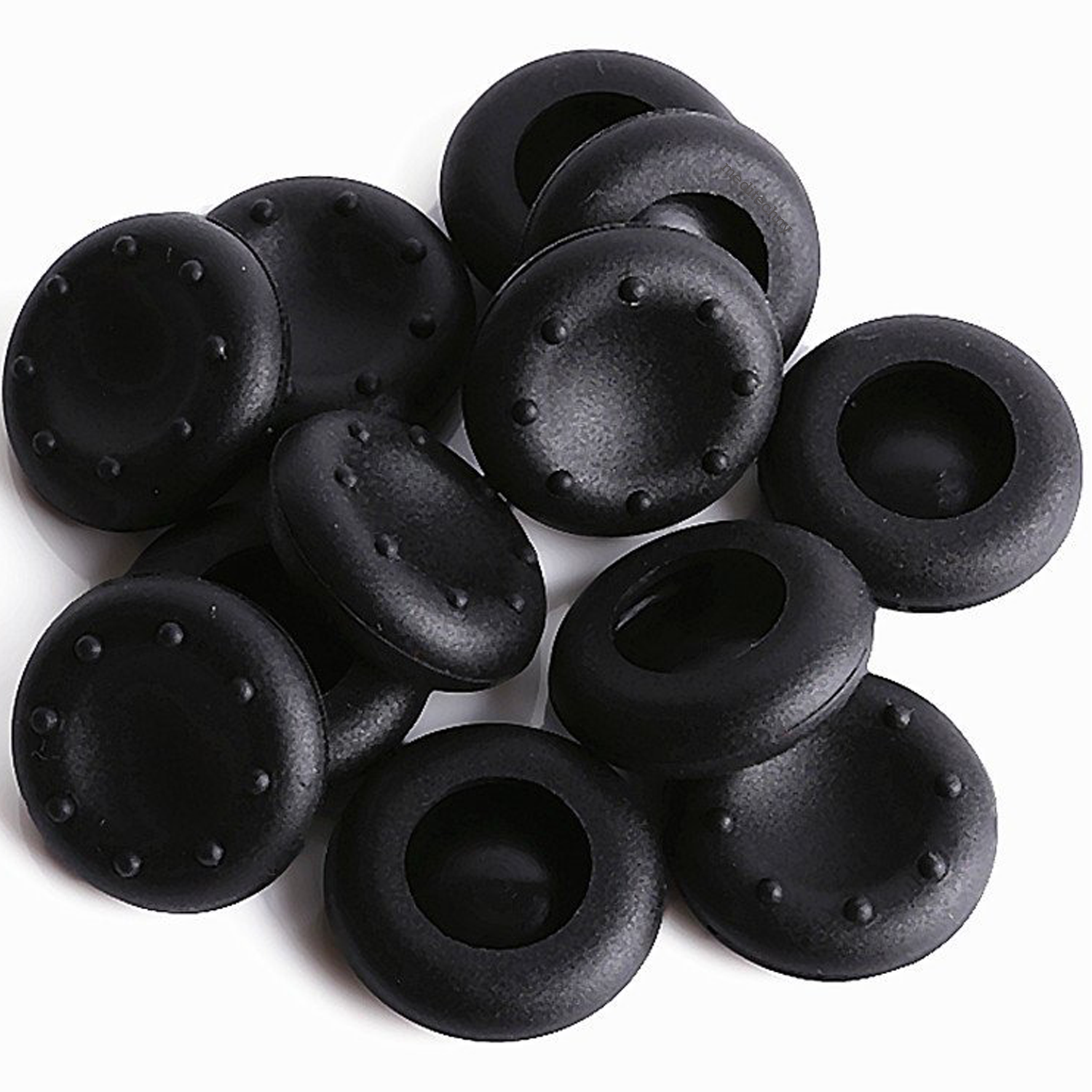 10x Black Thumbstick Grips Cap Cover Thumb Stick Grip for Xbox 360 PS3 PS4 Wii Unbranded/Generic PS4 PS3 - фотография #2