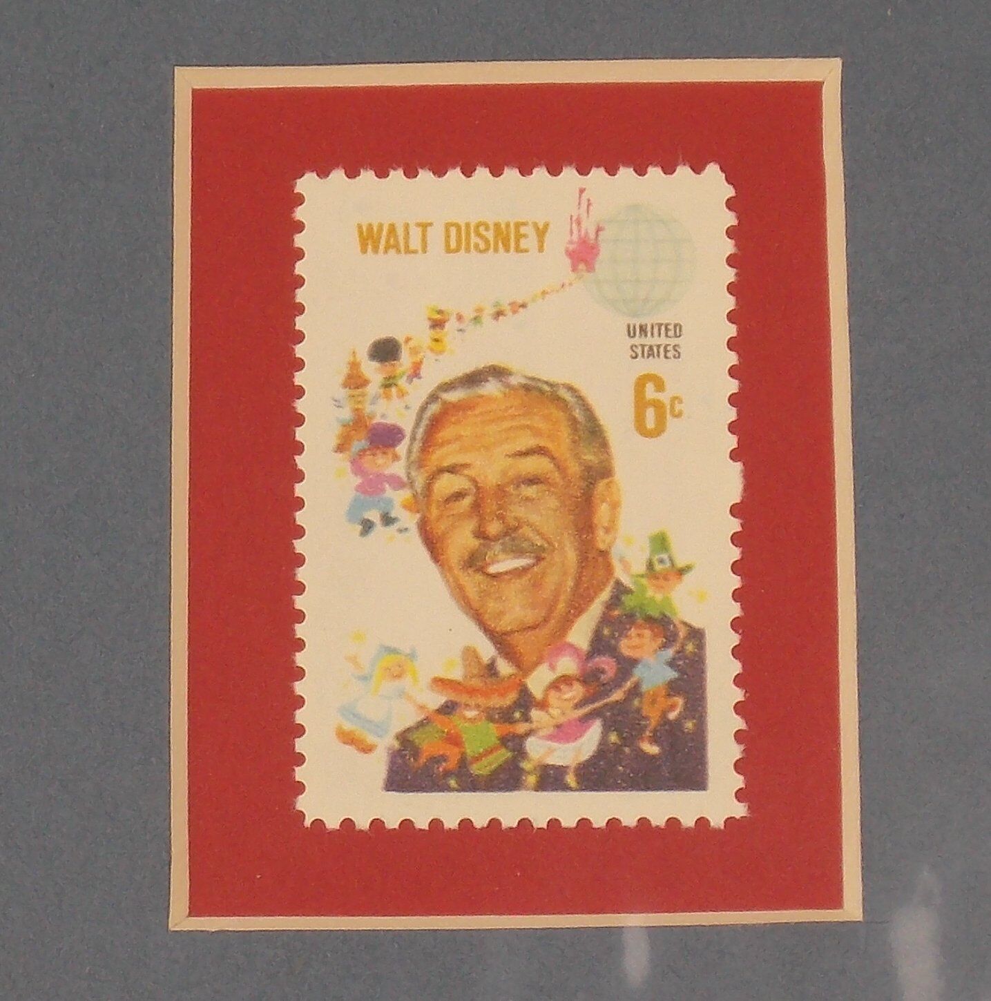 Walt Disney 6 Cent USA Stamps Mounted Winnie The Pooh Images Matted Set of 2 Без бренда - фотография #2