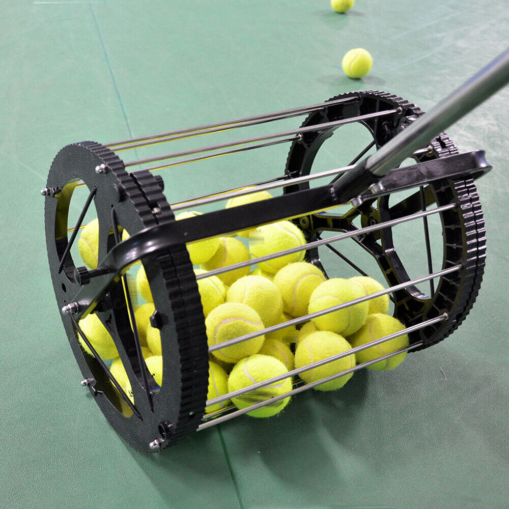 Tennis Ball Pick Up Hopper Automatic Balls Receiver with Handle Pick Up 55 Balls Unbranded Does Not Apply - фотография #5