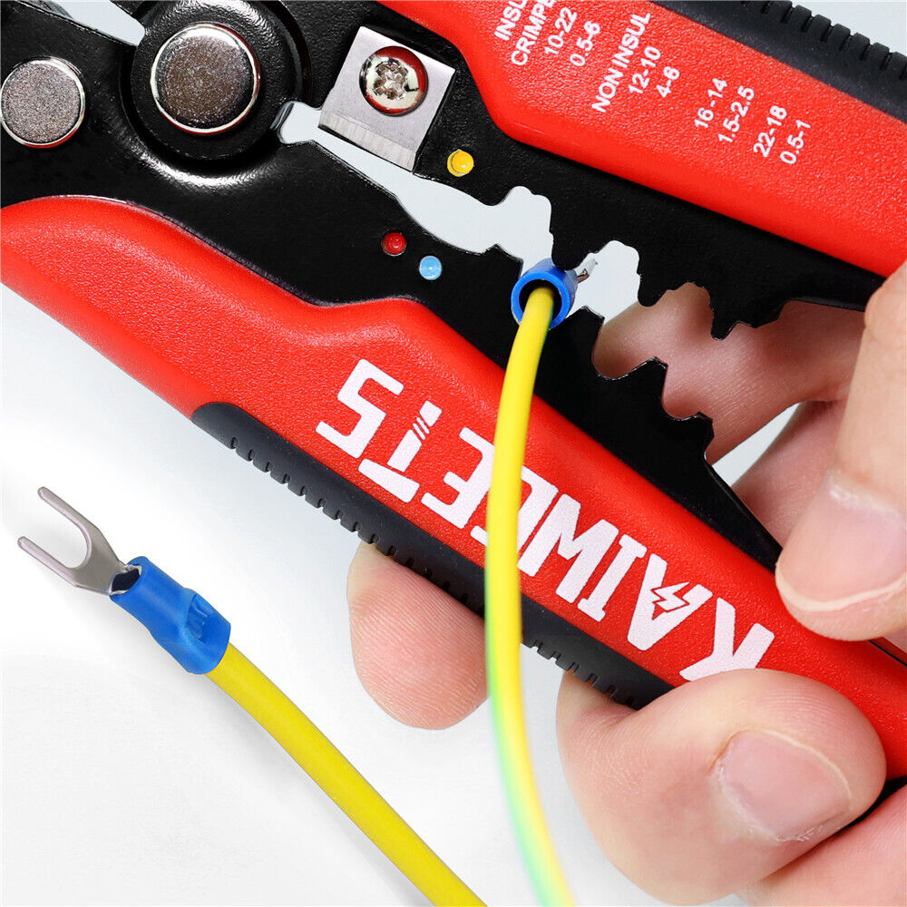 260pcs Self Insulation Wire Stripper cutter crimper Terminal Tool Pliers tool KAIWEETS Does Not Apply - фотография #10