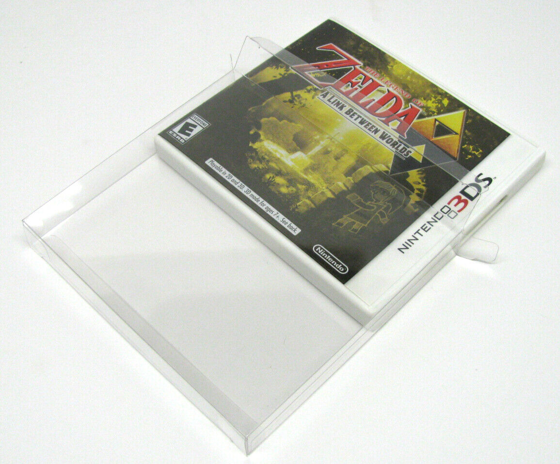 10x NINTENDO 3DS CIB GAME BOX - CLEAR PROTECTIVE BOX PROTECTOR SLEEVE CASE Dr. Retro Does Not Apply - фотография #3