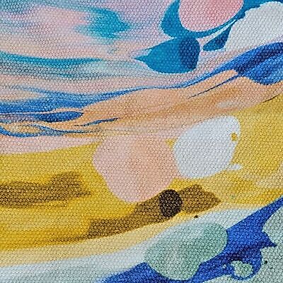 West Elm Textured Multicolored Sunset Cotton Pillow Cover 20”x20” Multi NWOT west elm - фотография #2