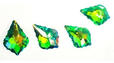 5 Green Rainbow French Cut Chandelier Crystals 50mm, Foiled FREE SHiPPiNG Chandelier Design