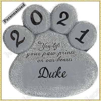 PERSONALIZED Paw Print Dog Cat Pet Memorial Grave Marker Garden Stepping Stone HDFL 355481 - фотография #6