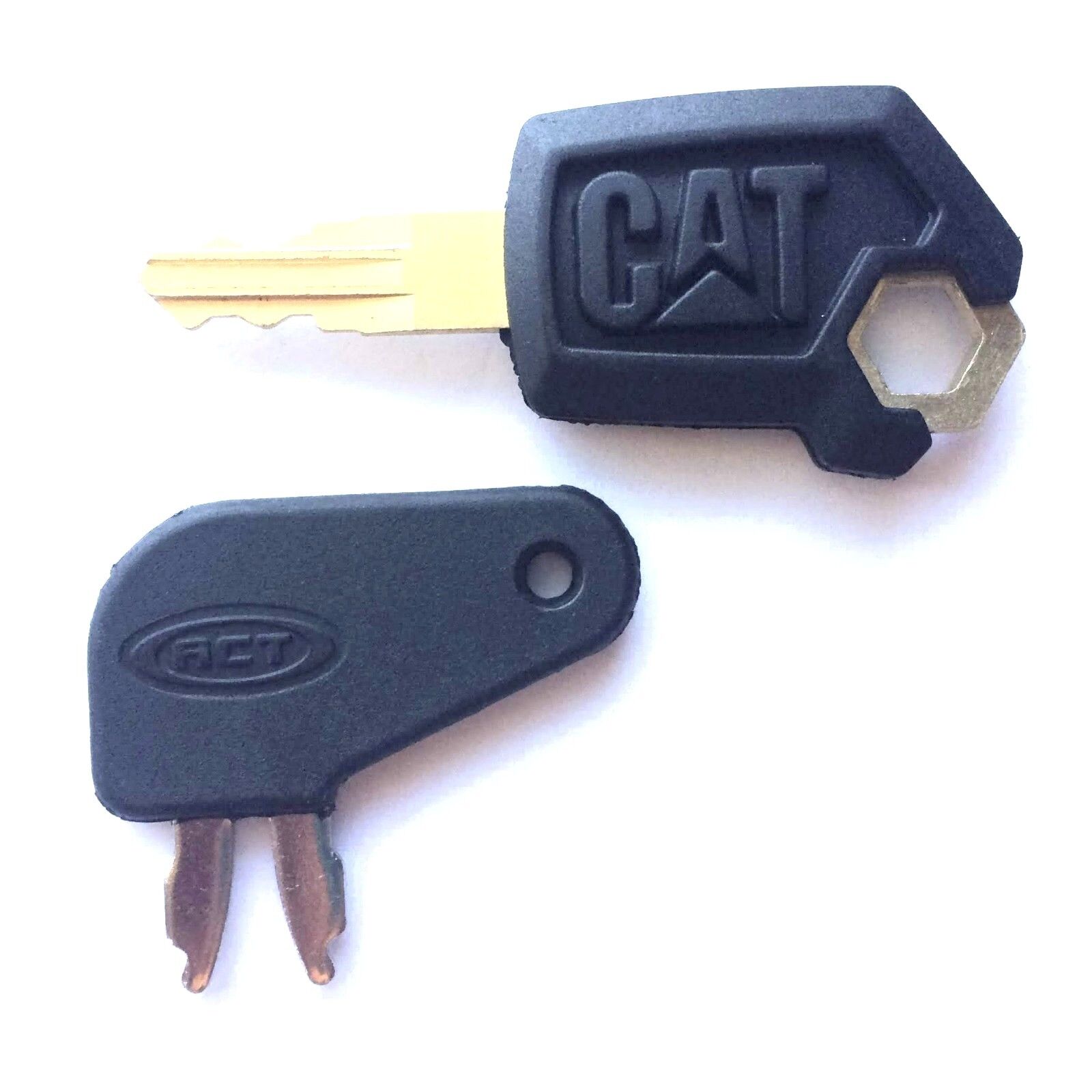 CAT Caterpillar Equipment Key Set  Ignition and Master Disconnect Keys with Logo Aftermarket 8H-5306, 5P-8500 - фотография #2