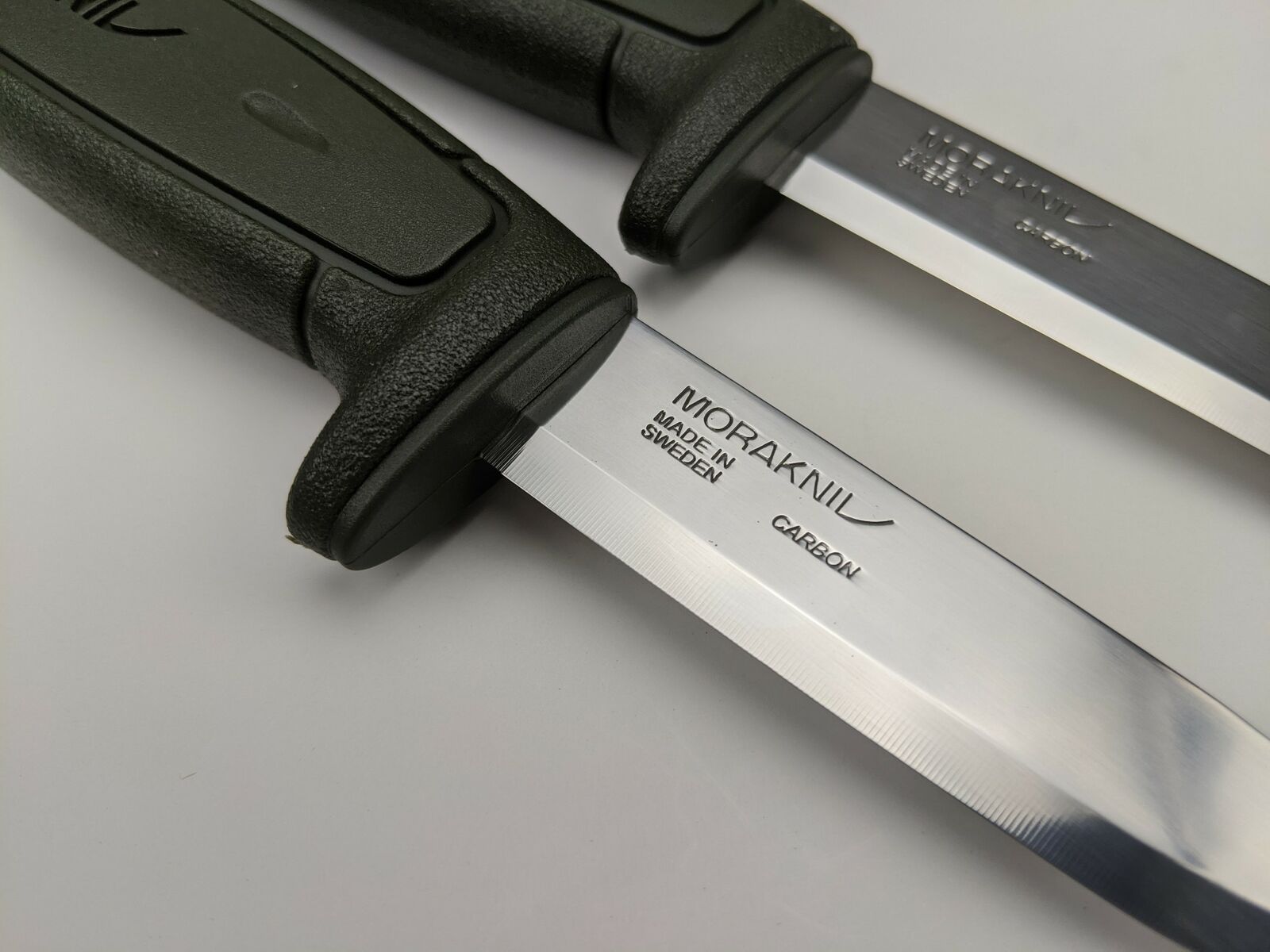2 Pack Lot - Morakniv Basic 511 Knife & Sheath - 2 Green Mora Knives & Sheaths Morakniv - фотография #3