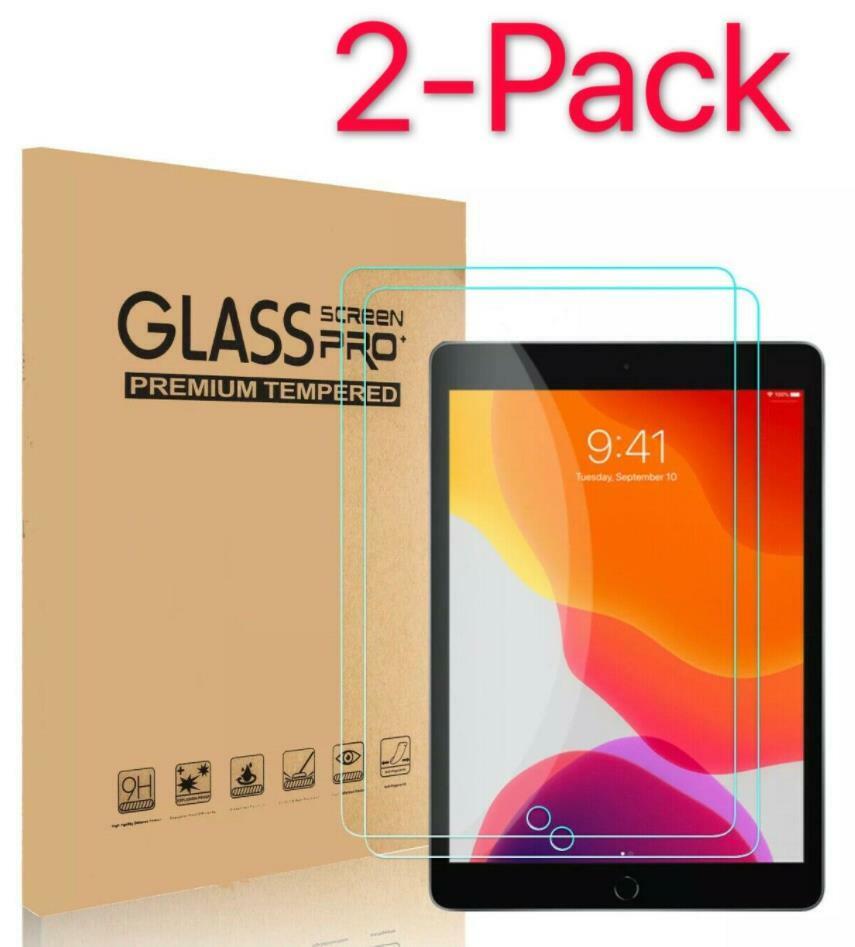 [2-Pack] HD Tempered GLASS Screen Protector for Apple iPad 6th Generation 2018 UCI Does Not Apply