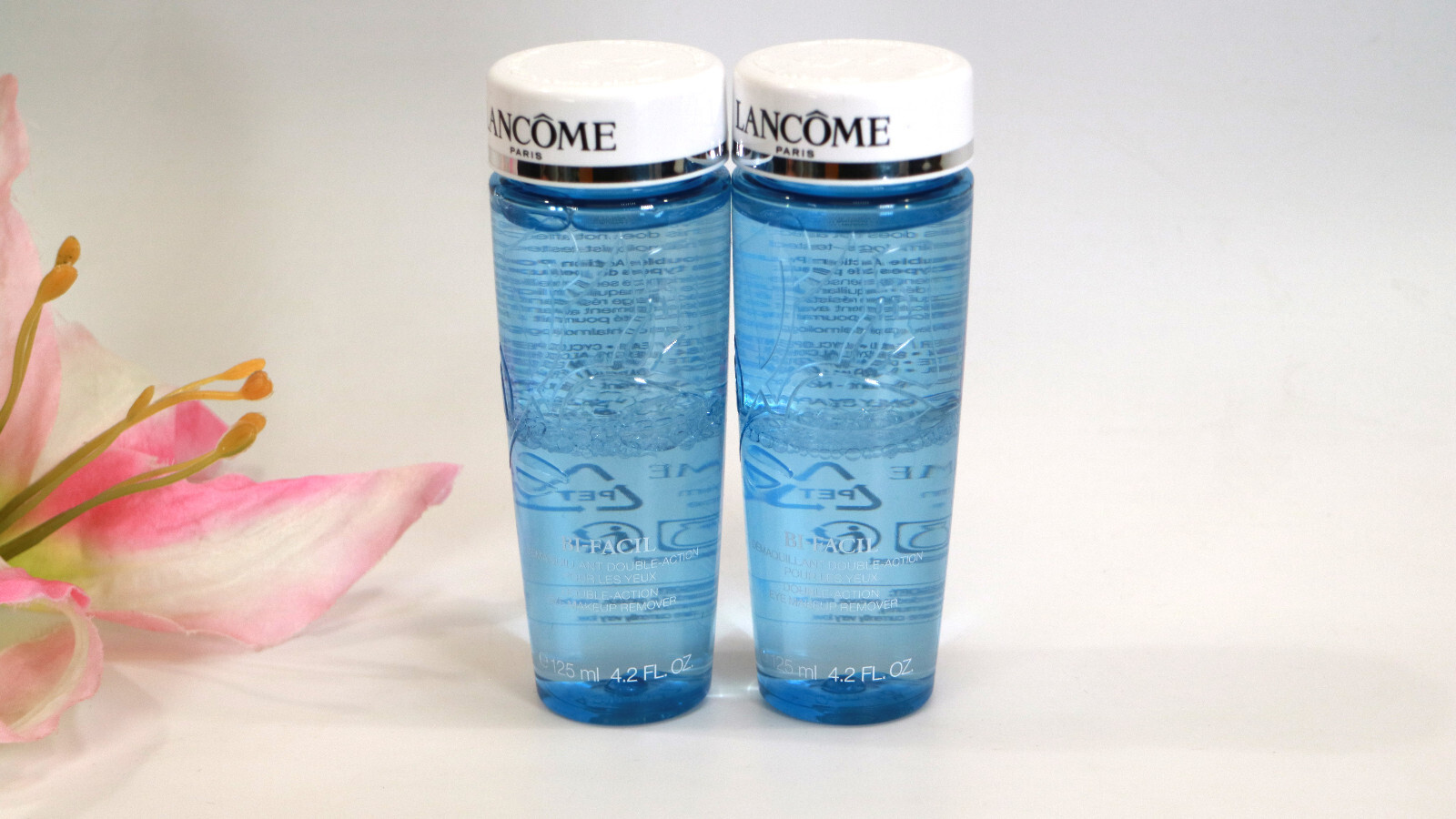 New! 2x Lancome Bi-Facil Double Action Eye Makeup Remover 125ml / 4.2oz Each Lancôme - фотография #2