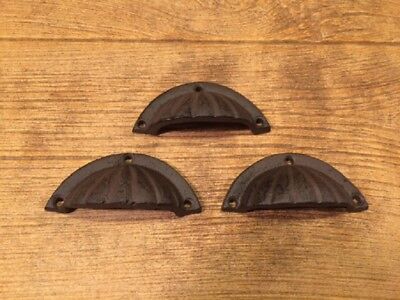 Antique Seashell Cast Iron Cup Shaped Cabinet Pulls (Set of Two) 0184-0034 Без бренда 0184-0034 - фотография #5