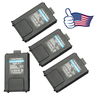 4Pack Orig. 1800mAh Battery for Baofeng UV-5R UV-5R Plus 5RA Two-way Radio USA Baofeng Does not apply