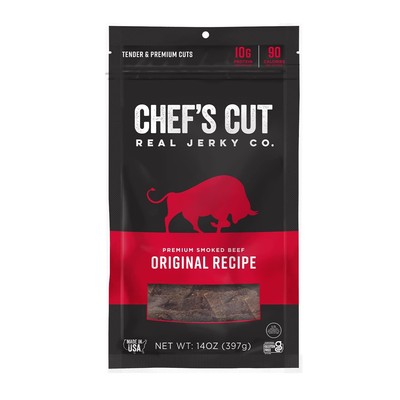 Chef's Cut Beef Jerky Original High Protein Meat Snack 10g of Protein and 90 ... Chef's Cut Real Jerky Does not apply