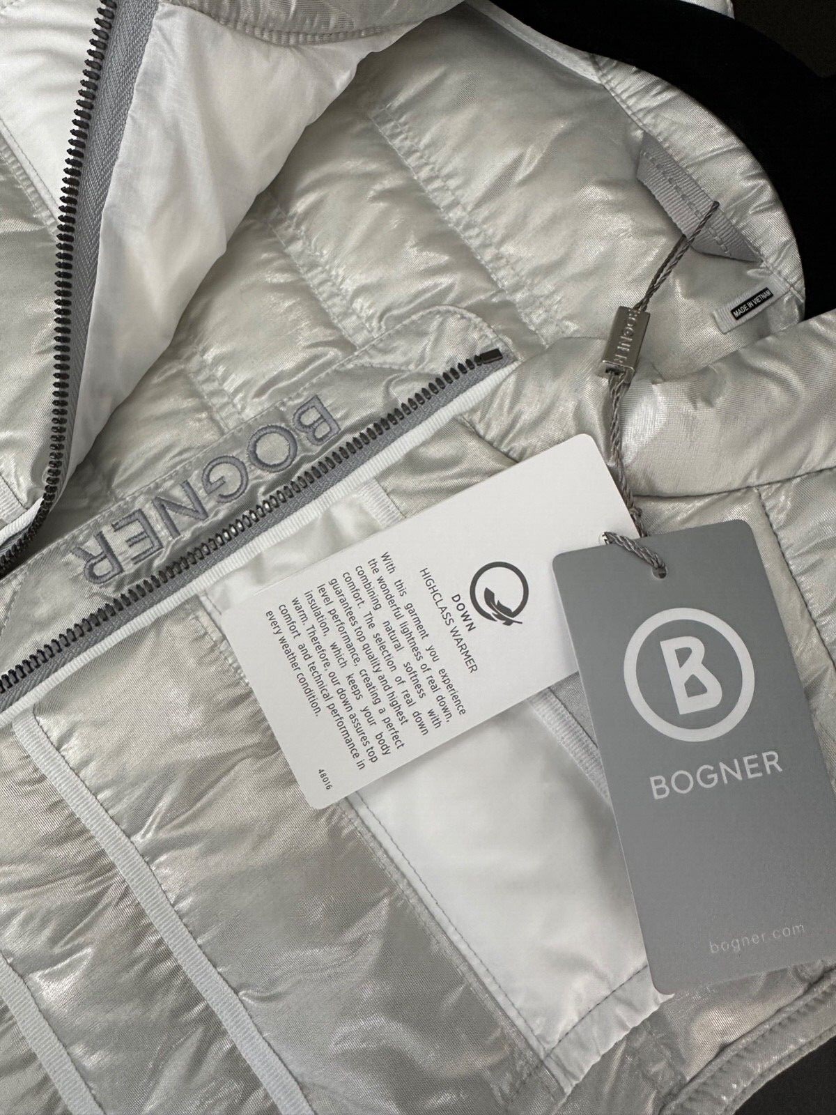 BOGNER Women's Ski/Golf Insulated Down Vest - Size S - MSRP $395 Bogner - фотография #5