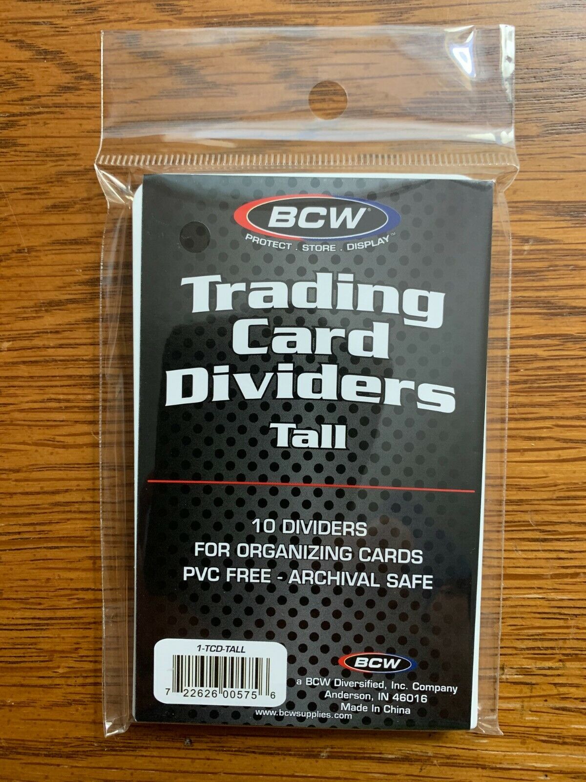 100 BCW Tall Trading Card Dividers (10 Packs) Sits Above Toploads For Visibility BCW 1TCDTALL