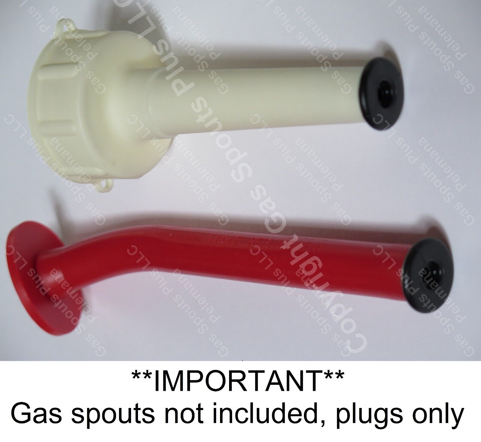 3-Pack Black Eagle Gas Can "SPOUT PLUGS" fits Rigid & Rubber Eagle Gas Spout NEW 3 Black Aftermarket Eagle Spout Plugs GSP-89879 - фотография #6
