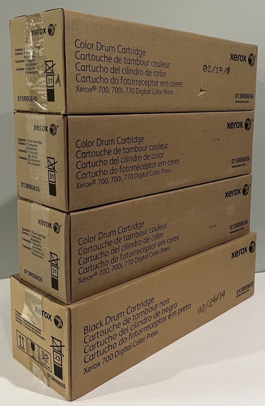 Genuine  Xerox  Set  X4  Drum  Unit  for  Xerox 700 Digital Color Press - NEW Xerox 013R00655, 013R00656 - фотография #6