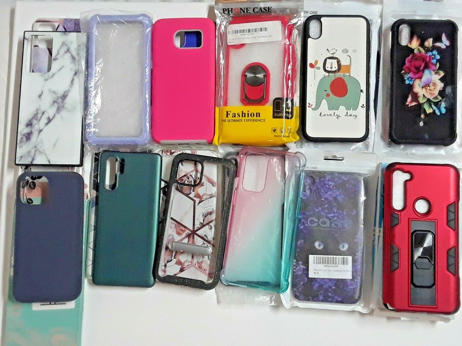 bundle of 36 assorted mixed brands cell phone cases for resale. colors, photos + Unbranded does not apply - фотография #7