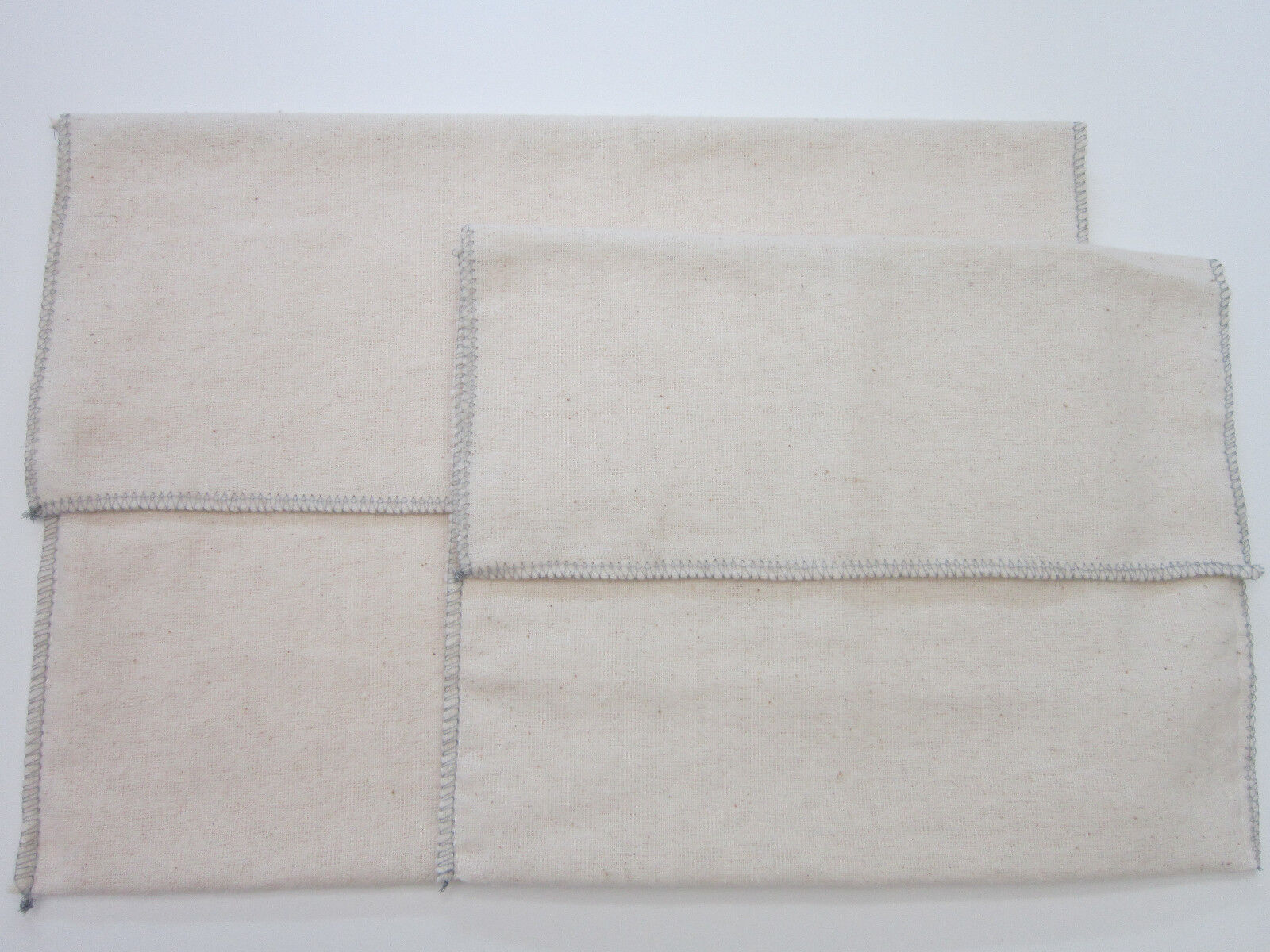 2PCS  Envelope 100% Cotton Flannel Handbag dustbag cover, storage bag  Handmade