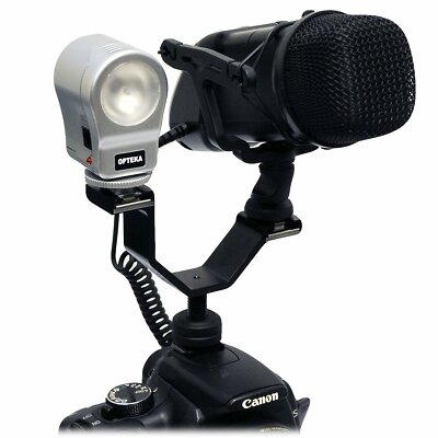 Opteka VB-20 Heavy Duty Video Light/Microphone Dual Cold Shoe Splitter Bracket Opteka VB-20 - фотография #2