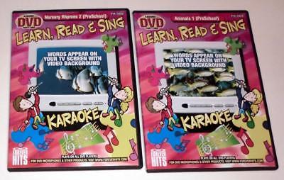 Lot of (15) Kid's Children's 'Listen Read & Sing Karaoke DVDs' From Forever Hits Forever Hits - фотография #4