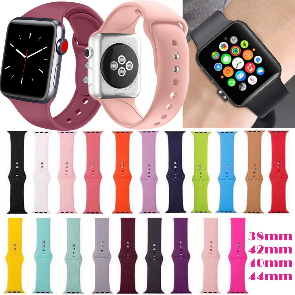 20 Pack 40/45/49mm Silicone Sport Band Strap for Apple Watch Ultra Series 1 to 8 Max-Cool SERIES SE  6   5   4   3   2   1   38 / 42, SERIESSE654321 - фотография #4