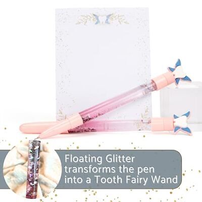 Tooth Fairy Wand Pen & Notepad Set - Perfect Addition to A Tooth Fairy Kit In... 20 Moments of Tooth - фотография #4