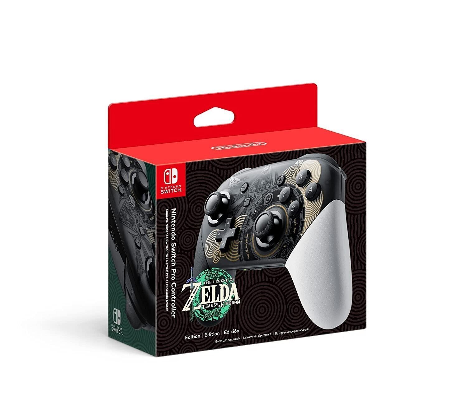 Nintendo Switch Pro Controller - The Legend of Zelda: Tears of the Kingdom... Nintendo 117075