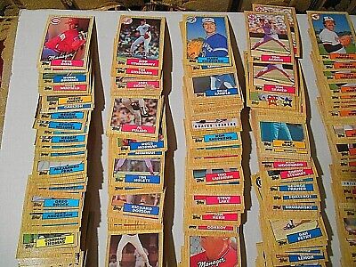 COLLECTION OF 698 TOPPS 1987 BASEBALL TRADING CARDS UN-SEARCHED. Без бренда - фотография #2