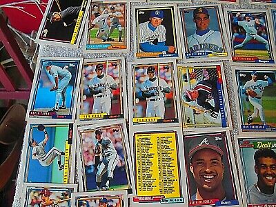 LOT OF 48 TOPPS 1992 BASEBALL TRADING CARDS UN-SEARCHED. Без бренда - фотография #7