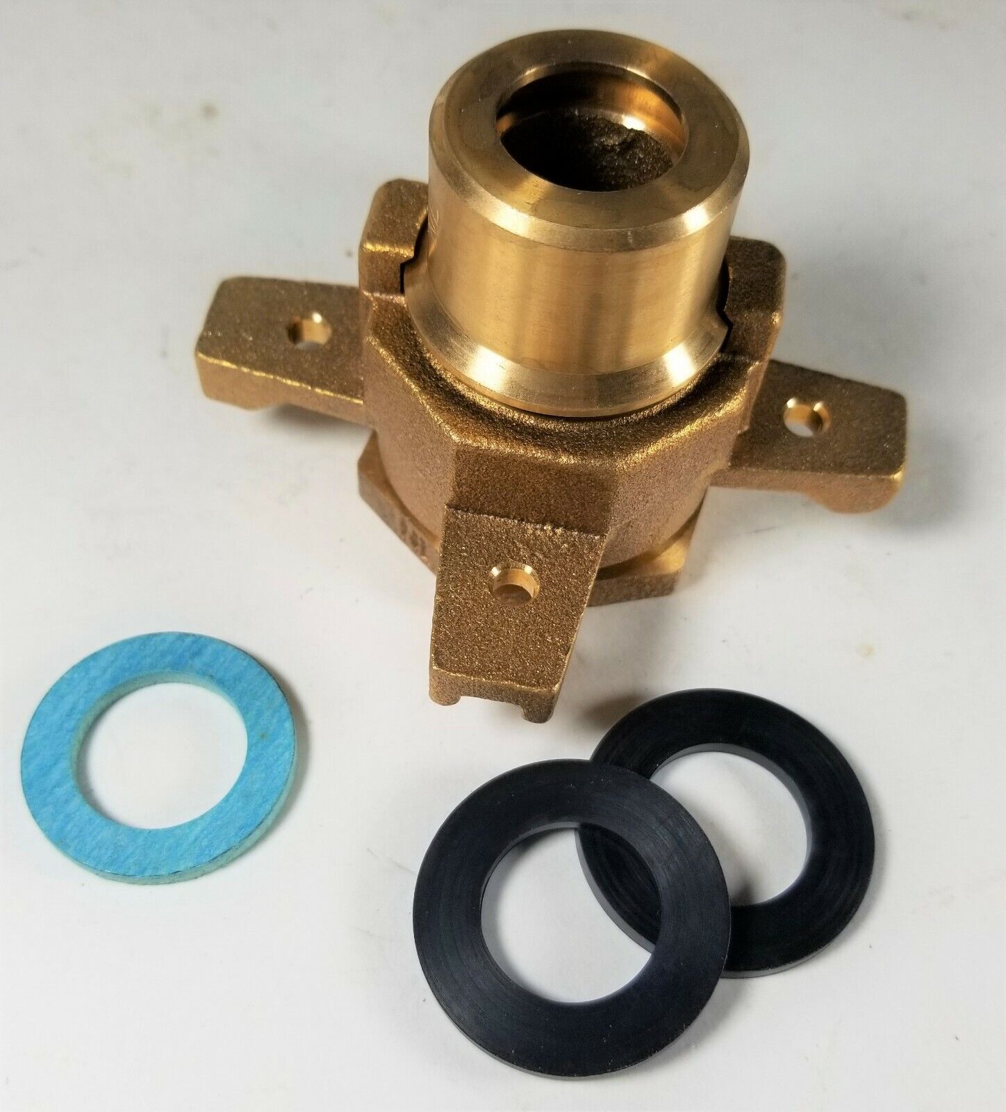 (6) Water Meter Yoke Expansion Connection Wheel for 5/8" x 3/4" Meter, NL Brass Trumbull 368-0362 - фотография #8