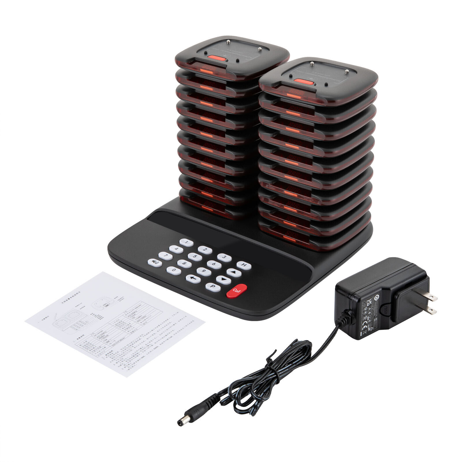 20 Restaurant Pagers Wireless Guest Paging System Queuing Calling Beepers US Unbranded - фотография #5