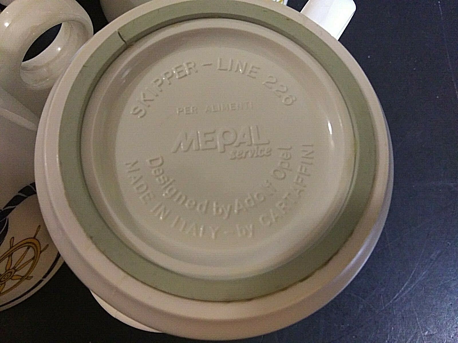 Nautical Melamine Mugs by Adolf Opel for Cartaffini lot of 6 Без бренда - фотография #7