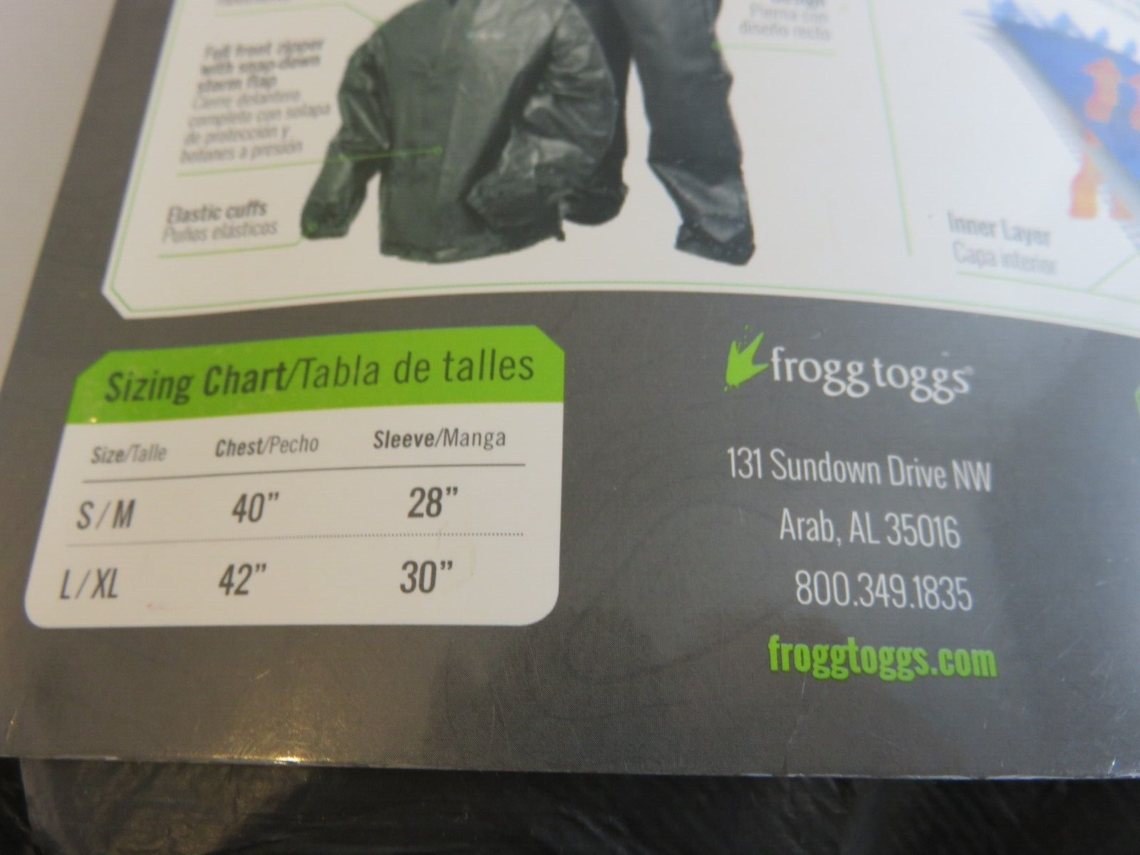 FROGG TOGGS boys / girls Youth Pro Lite Waterproof Rain Suit SM/MD  “NEW” Frogg Toggs - фотография #4