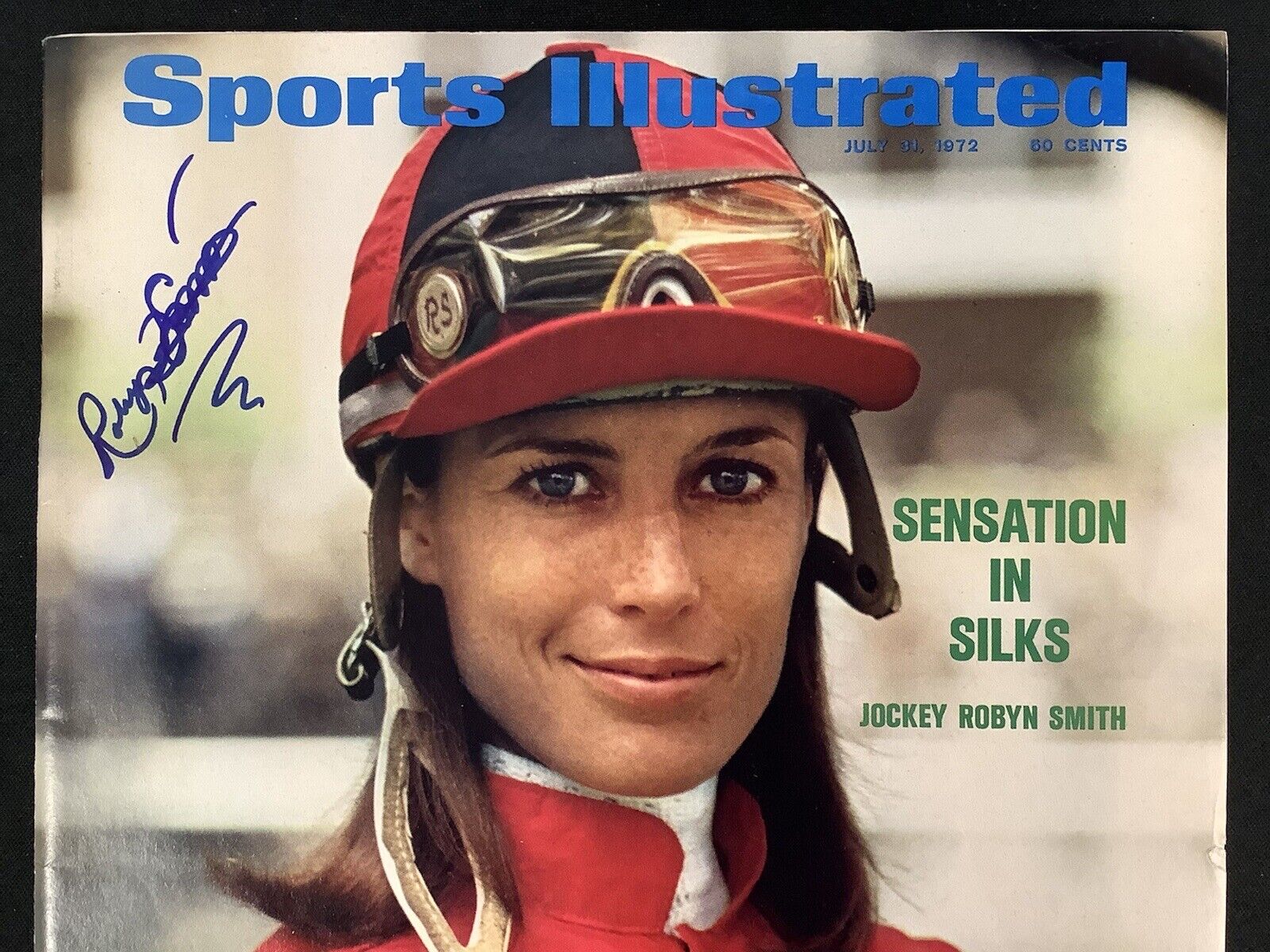 Robyn Smith Signed Sports Illustrated 7/31/72 NO LABEL Jockey Silk Autograph JSA Без бренда - фотография #2