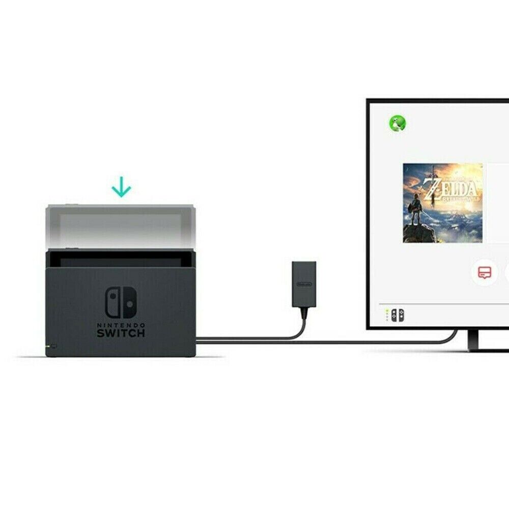 NEW Nintendo Switch Charging Base Station Console Screen TV Dock Station US findbig HAC-007 - фотография #4